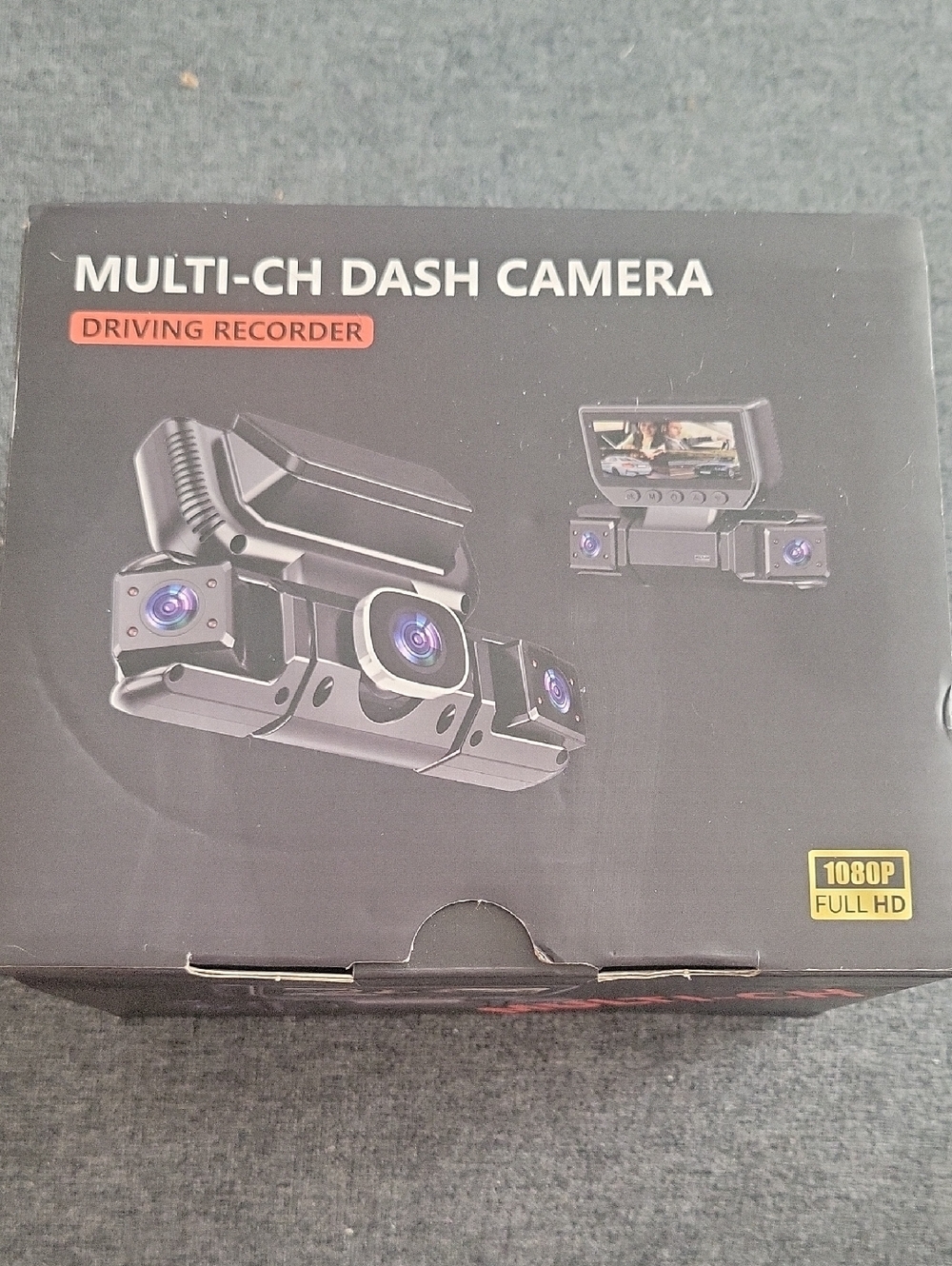 Multi-CH Dash Camera 1080P Full HD - Black